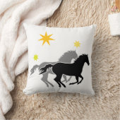 Pferde und Sterne | Horses and Stars クッション (ブランケット)