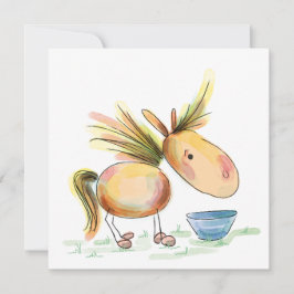 Pferdekarte, Geburtstagskarte für Pferdeliebhaber シーズンカード