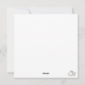 Pferdekarte – Geburtstagskarte für Pferdeliebhaber シーズンカード (裏面)