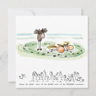 Pferdekarte – Grusskarte für Pferdeliebhaber シーズンカード