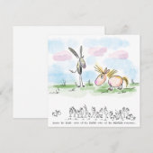 Pferdekarte – Grusskarte für Pferdeliebhaber シーズンカード (正面/裏面)