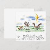 Pferdekarte – Grusskarte für Pferdeliebhaber シーズンカード (正面/裏面)