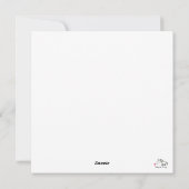 Pferdekarte – Grusskarte für Pferdeliebhaber Feier シーズンカード (裏面)