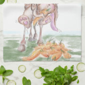 Pferdeliebhaber Geschenk für Ostern キッチンタオル (折り畳み)