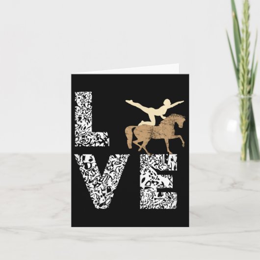 Pferdesport Reitsport Pferdenarr Vaulting Horses A カード (正面)