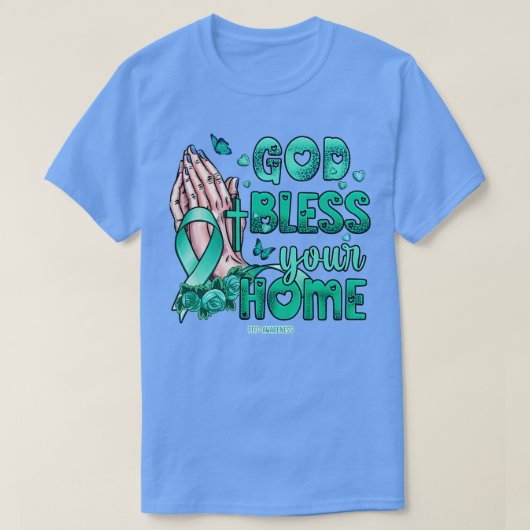 PFFD認識度神は信仰の希望を祝福 Tシャツ (デザイン正面)