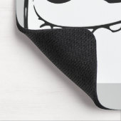 PFFTCHの笑う激怒の顔の漫画のミーム マウスパッド (コーナー)