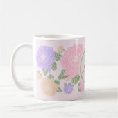 Pfingstrosen, personalisiert コーヒーマグカップ (左)