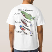 pfive1アルファベット tシャツ (裏面)
