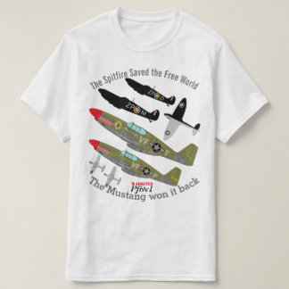 Pfive1スピットファイアP-51勝者 Tシャツ