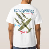 Pfive1先駆的ムスタングのグループ Tシャツ (裏面)