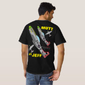 Pfive1 P-51 "Mutt and Jeff" 3rdスカウティング力T-S Tシャツ (裏面フル)