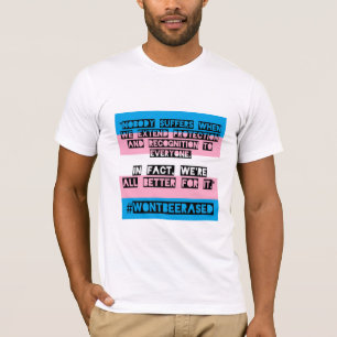 PFLAGのOKC #WontBeErasedティー Tシャツ