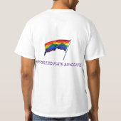PFLAG UC Tシャツ (裏面)