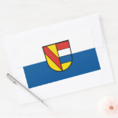 Pforzheim flag city germany symbol emblem lion 長方形シール (封筒)