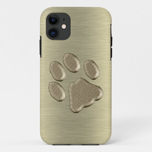 Pfötchen gold *-* Case-Mate iPhoneケース (裏面)