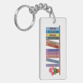 PGシリーズブックスタック キーホルダー (正面左)