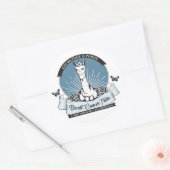 PGスタンプ；複数の色とサイズ ラウンドシール (封筒)