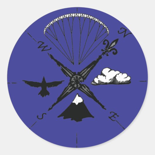 PGロゴシール ラウンドシール (正面)