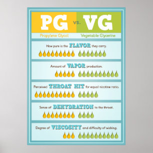 PG対VGインフォグラフィック ポスター