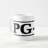 PG-13 コーヒーマグカップ (正面左)