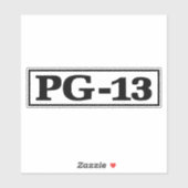 PG-13 シール (シート)