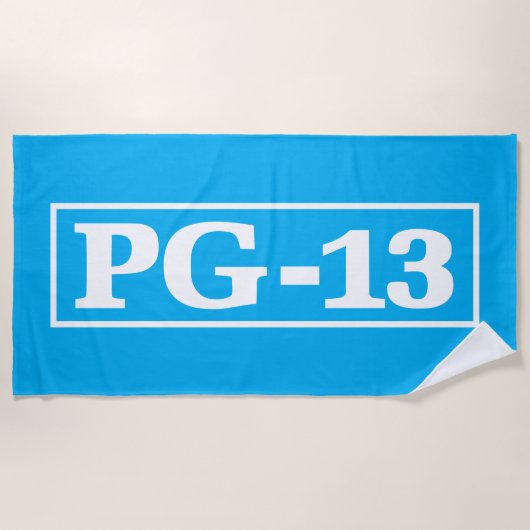 PG-13 ビーチタオル (正面)