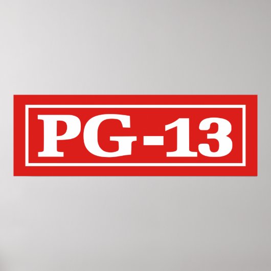 PG-13 ポスター (正面)
