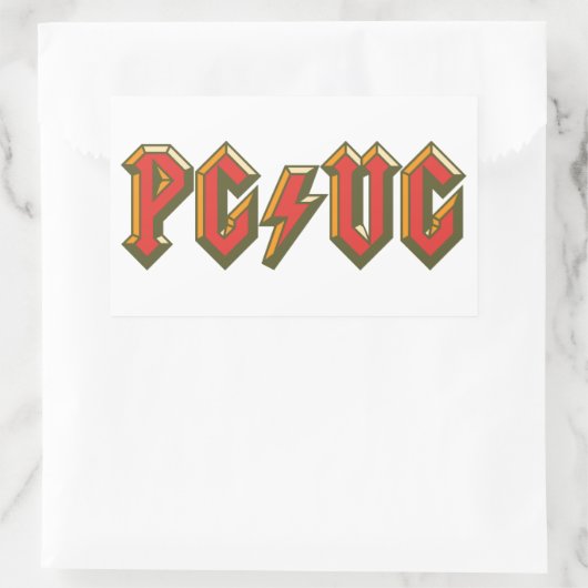 PG/VG 長方形シール (バッグ)