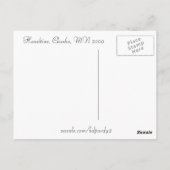 PGAポストカードの早朝 ポストカード (裏面)