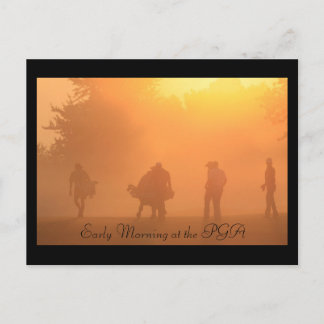 PGAポストカードの早朝 ポストカード