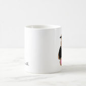 PGCEかわいいパーソナライズされた先生テディベア コーヒーマグカップ (中央)