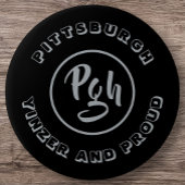 Pghインツァー収集可能ヴィンテージ衣料鋼メタル 缶バッジ
