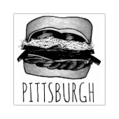 PGHピッツバーグペンシルバニアサンドイッチグルメPA ラバースタンプ (インプリント)