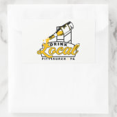 PGH Clothing Co. - Drink Localデカール 長方形シール (バッグ)