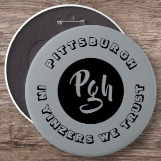 Pgh Yinzer収集可能なヴィンテージ服飾スナップメタル 缶バッジ