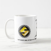 PghSteelMan 600dpiインク1、穀物ロゴ1、ロゴ2 s… コーヒーマグカップ (左)