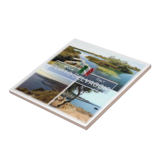 PGL002 PORTO SELVAGGIO, Apulia,イタリア タイル (側面)
