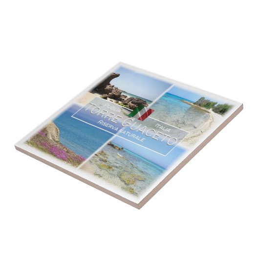 PGL009 TORRE GUACETO, Apulia，イタリア， タイル (側面)