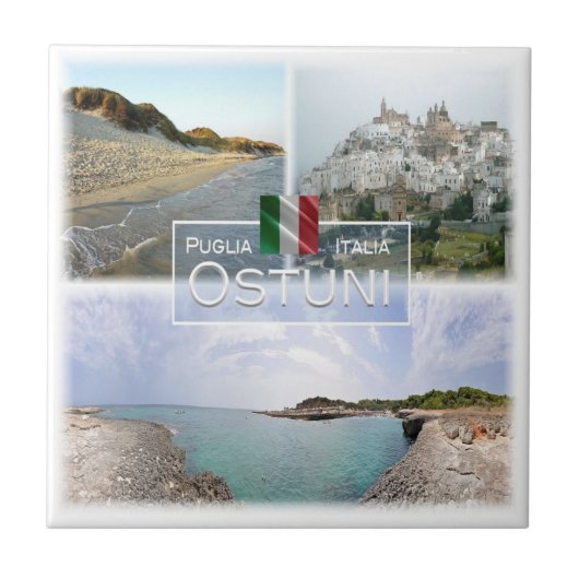 PGL015 OSTUNI, SALENTO, Apulia, タイル (正面)