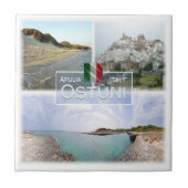 PGL016 OSTUNI, SALENTO，プーリア， タイル (正面)