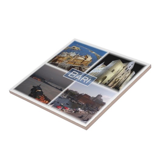 PGL023 BARI, Apulia，イタリア，ヨーロッパ， タイル (側面)