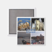PGL023 BARI, Apulia，イタリア，ヨーロッパ，冷蔵庫 マグネット (正面/裏面)