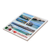 PGL025 SALENTO I Love, Apulia，イタリア， タイル (側面)