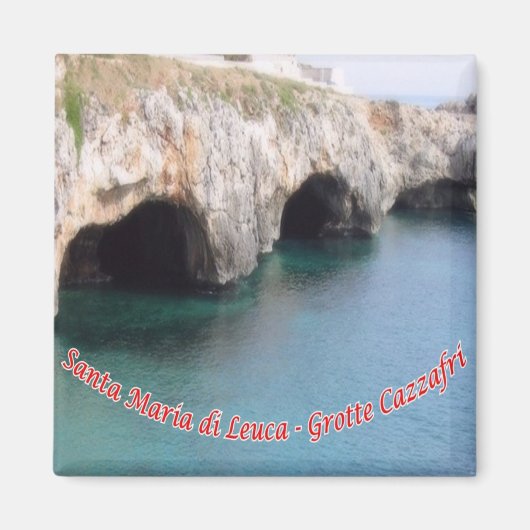 PGL028 SANTA MARIA DI LEUCA、Caves Cazazafri マグネット (正面)