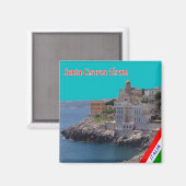 PGL029 SANTA CESAREA, SALENTO, Apulia,冷蔵庫 マグネット (正面/裏面)