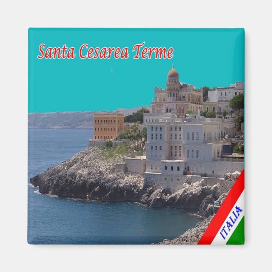 PGL029 SANTA CESAREA, SALENTO, Apulia,冷蔵庫 マグネット (正面)