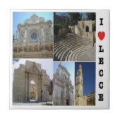 PGL031 LECCE, SALENTO, I Love, Apulia, タイル (正面)