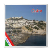 PGL033 CASTR0, SALENTO, Apulia，イタリア， タイル (正面)
