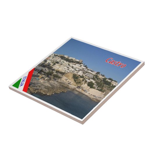 PGL033 CASTR0, SALENTO, Apulia，イタリア， タイル (側面)